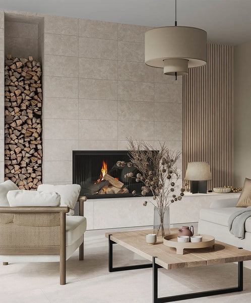 Topps Tiles (59.5cm x 119.5cm) 4 @ £31.65 + (29.6cm x 59.5cm) 8 @ £6.93 + Adhesive 20kg 2 @ £41.69