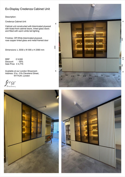 Ex Display Credenza Cabinet Unit (Upper Units)