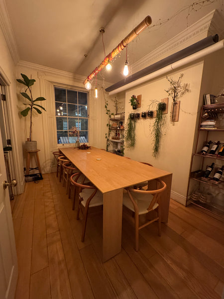 Ex Display Light Solid Oak Table 3m long