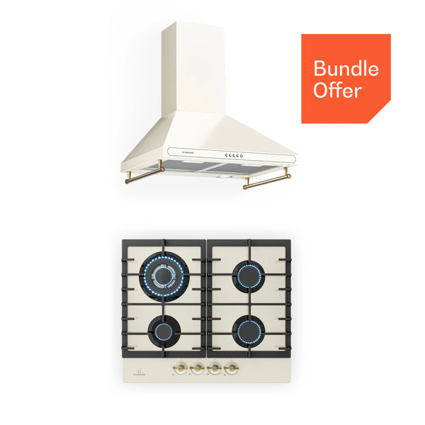 Victoria 60 Duo Set Gas Hob + Hood
