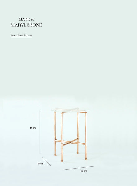 Side Table, Copper & Acrylic