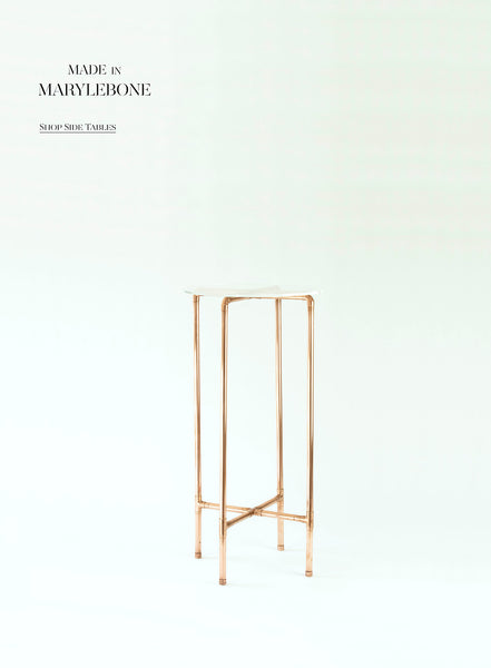 Side Table, Copper & Acrylic