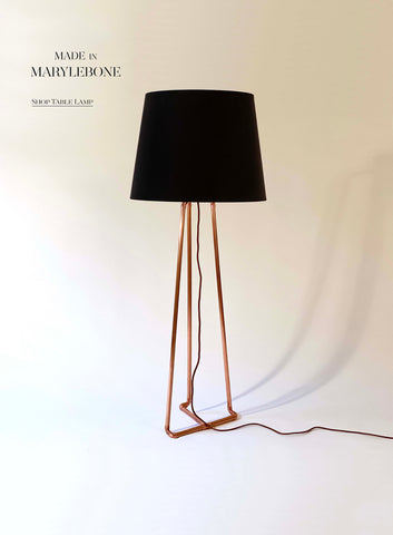 Table Lamp, Copper Frame